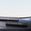 XO C138 Parking Plate Black