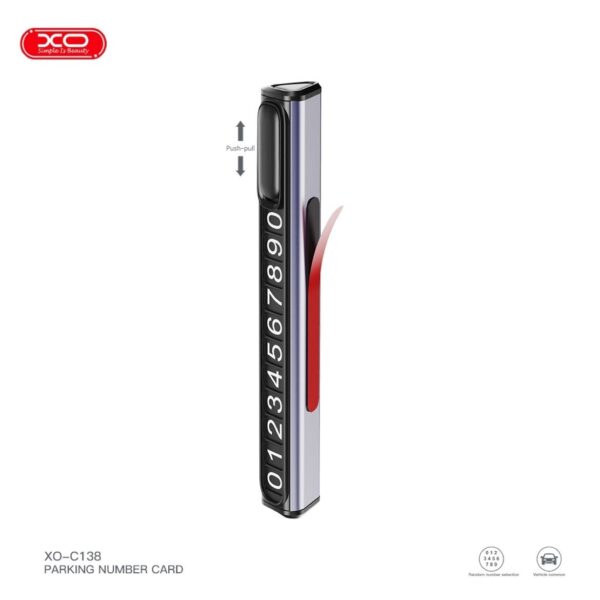 XO C138 Parking Plate Black