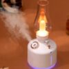 6920680855865 XO HF06 Kerosene Lamp Style Colourful Ambient Night Light Humidifying Mist 1200mAh White