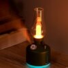 6920680855865-3 XO HF06 Kerosene Lamp Style Colourful Ambient Night Light Humidifying Mist 1200mAh White