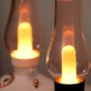 6920680855865-4 XO HF06 Kerosene Lamp Style Colourful Ambient Night Light Humidifying Mist 1200mAh White
