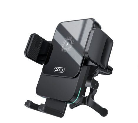 6920680856619 XO WX041 Dual Arm Air Outlet 15W Wireless Charger Black Black