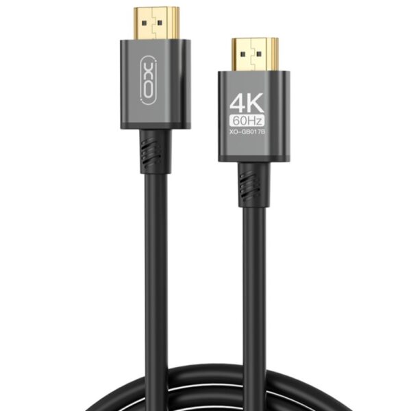 6920680856947-3 XO GB017B HDMI to HDMI Metal Adapter Cable 5M Tranish