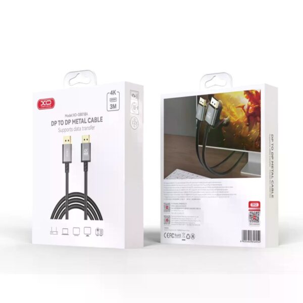 XO GB018A DP to DP metal adapter 3M Tranish