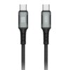 XO NB-Q267 Magnetic Braided Type-c to Type-c 60W Data Cable 1M Black