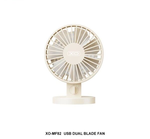 XO MF82 Desktop USB Dual Blade Fan Blue