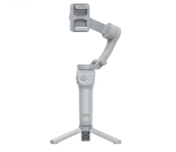 XO SS17 Anti Shake Intelligent Face Clap Hand Holding Pan Tilt Three Axis Self Shooting Rod Gray