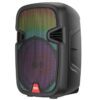 6920680858439-2 XO F51 Color Jade Outdoor RGB Bluetooth Speaker (with remote control + wired microphone *1) Black