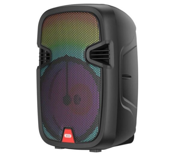 6920680858439-2 XO F51 Color Jade Outdoor RGB Bluetooth Speaker (with remote control + wired microphone *1) Black