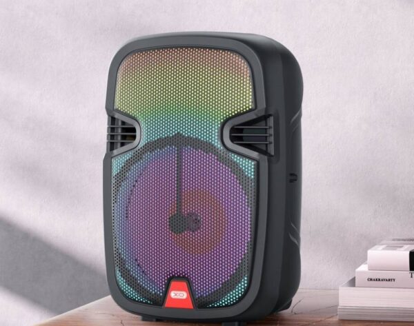 6920680858439 XO F51 Color Jade Outdoor RGB Bluetooth Speaker (with remote control + wired microphone *1) Black