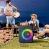 6920680858446-2 XO F53 Star Shepherd EU 8-inch Speaker RGB Bluetooth Speaker 40W (with RC + Wireless Mic*1) Black