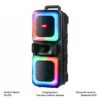 XO F55 Boat Boat 8" Dual Speaker RGB Bluetooth Speaker 20W (with Remote Control + Wired Mic*1) Black