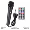 XO F55 Boat Boat 8" Dual Speaker RGB Bluetooth Speaker 20W (with Remote Control + Wired Mic*1) Black