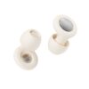 XO ER01 Sleep Noise-Isolating Earplugs (4 pairs of bowl-shaped ear caps + 1 lanyard) White