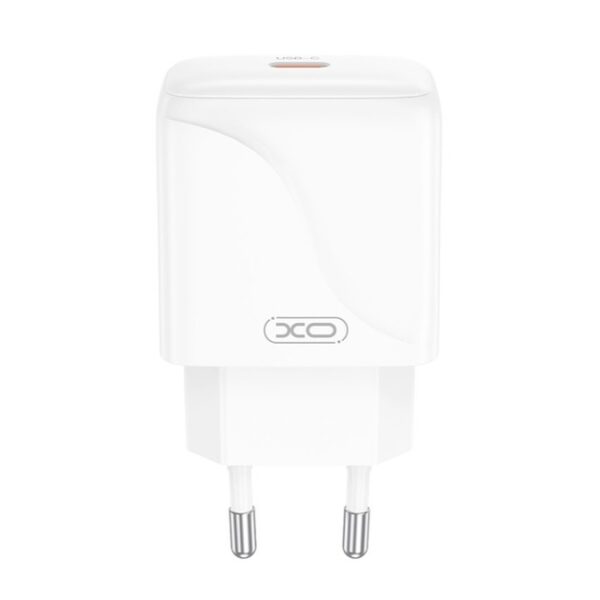 XO L141 20W Single USB-C Fast Charger White