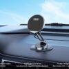 XO C150 Magnetic 360° rotating holder with metal base (with one large and one small round iron piece
