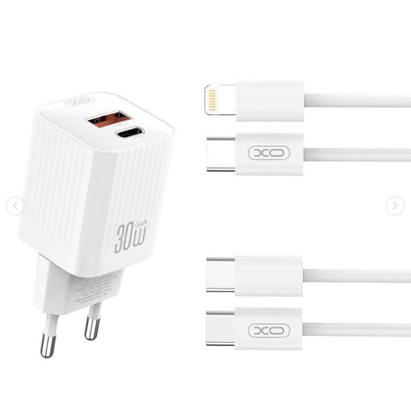6920680860050-4 XO L149(EU) PD30W 1USB-A+1USB-C Charger White