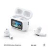 XO X36 Smart Screen ANC Active Noise Cancellation TWS Bluetooth Headset White