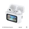 XO X36 Smart Screen ANC Active Noise Cancellation TWS Bluetooth Headset White
