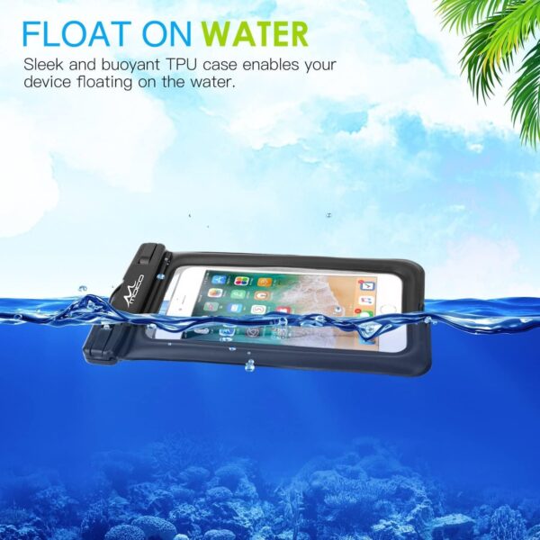 XO KT03 cell phone PVC waterproof bag single-sided window three zipper inflatable floating models +