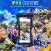 XO KT03 cell phone PVC waterproof bag single-sided window three zipper inflatable floating models +