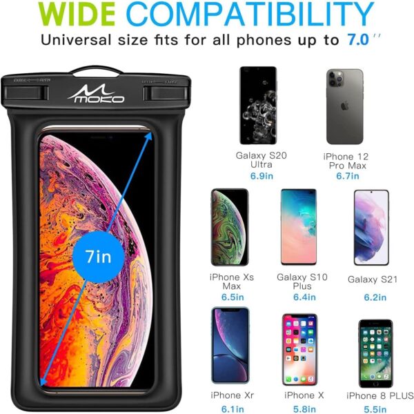 XO KT03 cell phone PVC waterproof bag single-sided window three zipper inflatable floating models +