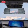 XO XJ06 Intelligent Rearview Mirror 5-inch Car Recorder with WiFi With Touch (No Card) Black