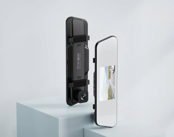 XO XJ06 Intelligent Rearview Mirror 5-inch Car Recorder with WiFi With Touch (No Card) Black