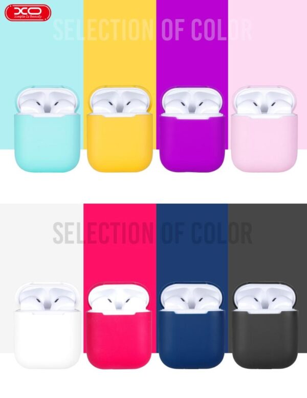 XO  - Apple AirPods silicon case  Purple