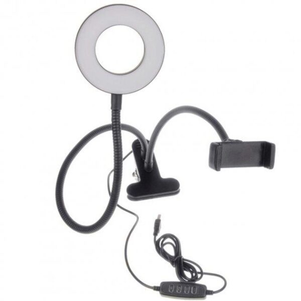 6920680868759-2 XO BGD001 /LS-90 3.5 inch Supplementary light for website broadcast (single lamp holder) Black