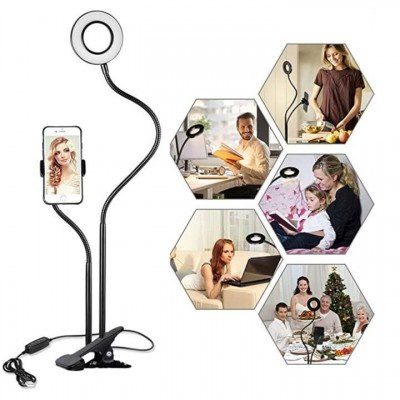 XO BGD006/  LS-90-6 3.5-inch disc base single head 3 in 1(with mic hose clamp) web broadcast Black