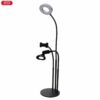 XO BGD006/  LS-90-6 3.5-inch disc base single head 3 in 1(with mic hose clamp) web broadcast Black