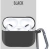 XO Apple AirPods Pro silicon case (with hanger) Black