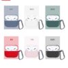 XO Apple AirPods Pro silicon case (with hanger) Black