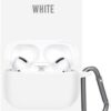 XO Apple AirPods Pro silicon case (with hanger) White