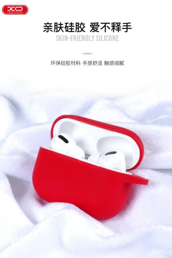 XO Apple AirPods Pro silicon case (without hanger) Black