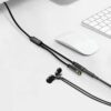 6920680880881 XO NB-R197 2 IN 1 3.5mm to audio+microphone converter Black