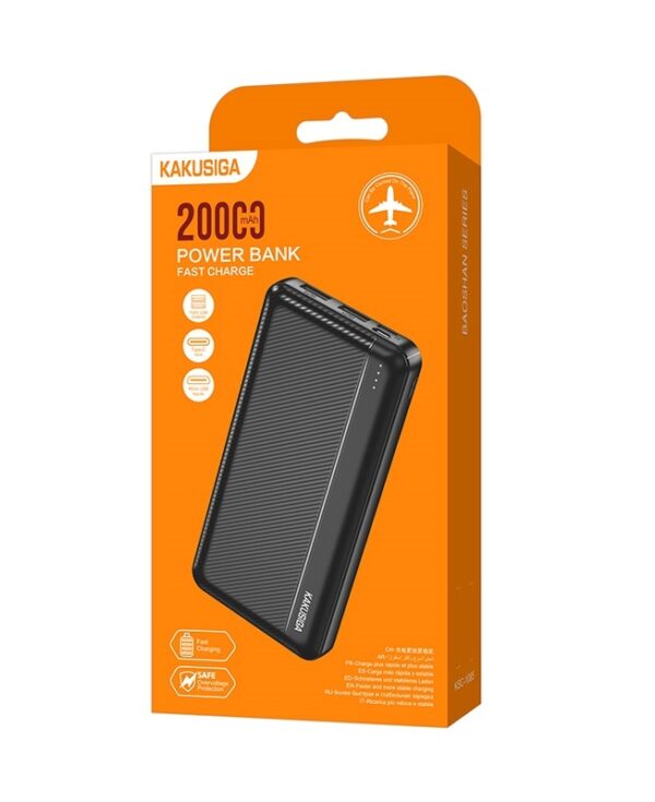 Kakusiga KSC-1085 BAOSHAN Series Power Bank (20000mAh) Black