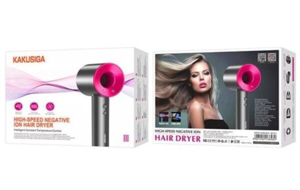 KAKUSIGA KSC-1492 LIUFENG high-speed negative ion hair dryer（EU） Purple