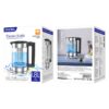 6921042139265-2 KAKUSIGA KSC-1507 BIYUAN high boron glass electric kettle(EU) Silver