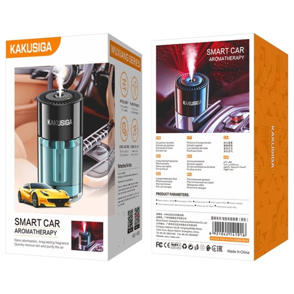 6921042141916-2 Kakusiga KSC-1552 WUXIANG smart car aromatherapy Black