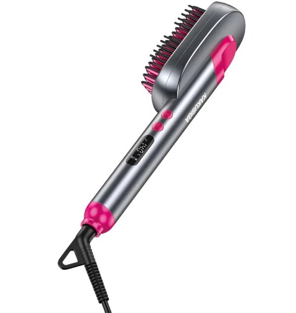 Kakusiga KSC-1555 YAOJI series digital display electric heating hair straightening comb（EU） Grey