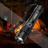 KAKUSIGA KSC-1558 GUANGYI Series Outdoor Telescopic Zoom LED High-Brightness Flashlight Black