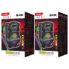 Kakusiga KK-8106 ZHENGPU colorful lamp wireless speaker Black