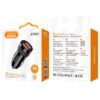 6921042149318-2 Jokade JH060 RUFU Series Dual-Port Car Charger Black