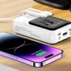 Jokade JG038 SHENGYUAN Series Four-wire Lighting Power Bank (10000mAh) Black