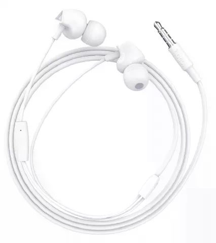 Hoco M60 Perfect sound universal earphones with mic white