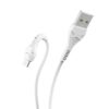 Hoco X37 Cool power charging data cable for Micro white
