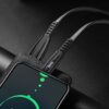 Hoco U70 Splendor charging data cable for Type-C dark gray