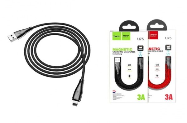 6931474716163 Hoco U75 Blaze magnetic charging data cable for Lightning